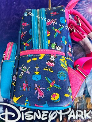 2024 Disney Parks Dated Figment Orange Bird Mickey Loungefly Mini