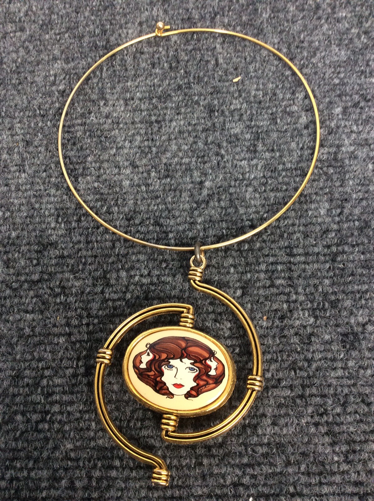 Statement vtg statement Paint Signed Carol Modern… - image 7