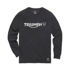 TRIUMPH SHIRT GENUINE TRIUMPH BETTMANN JET BLACK TOP LONG SLEEVE SHIRT XX-LARGE