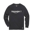 TRIUMPH SHIRT GENUINE TRIUMPH BETTMANN JET BLACK TOP LONG SLEEVE SHIRT X-LARGE