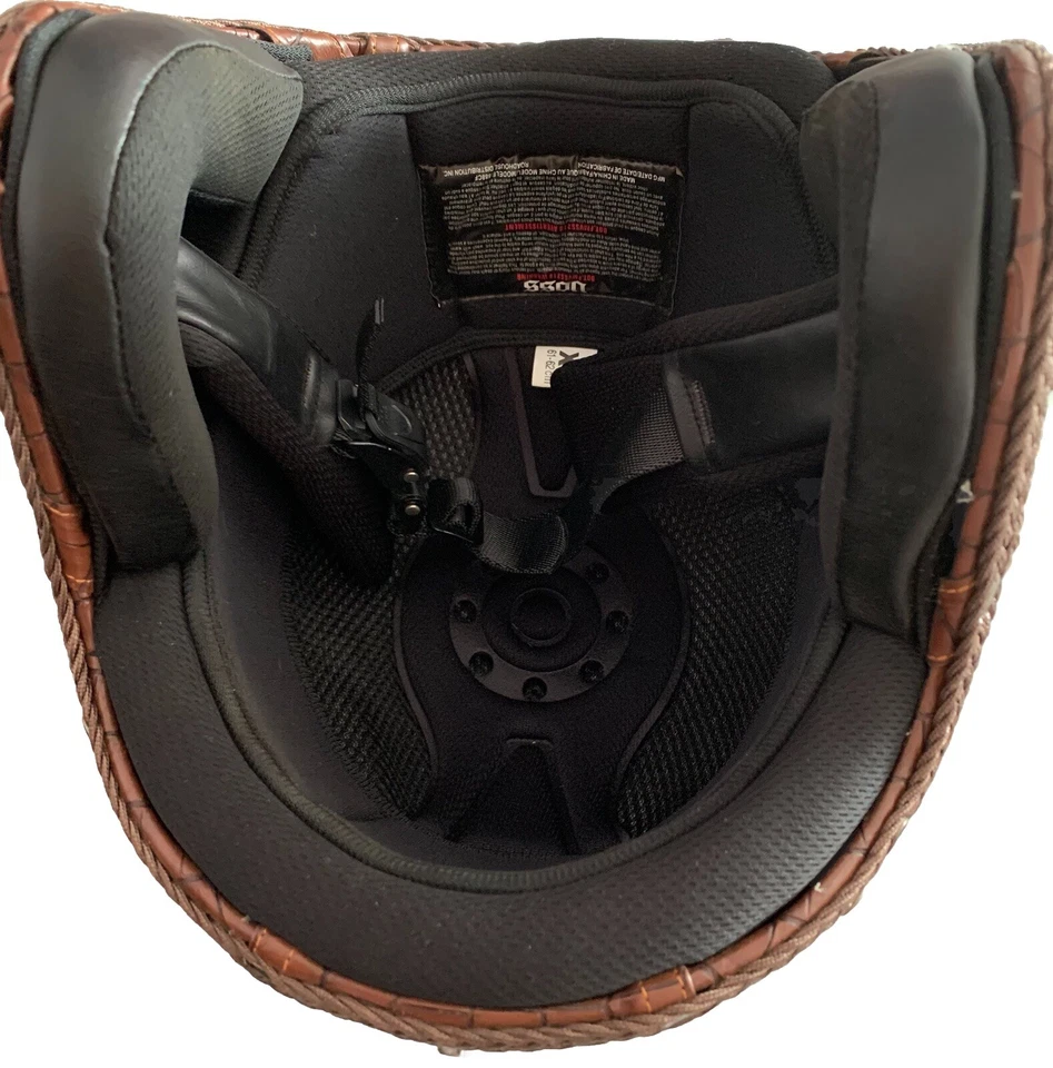 CASCO MOTO CUERO VOSS XL NUEVO Foto 3 de 3