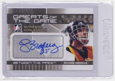 2009-10 BETWEEN THE PIPES GREATS OF THE GAME AUTO RICHARD BRODEUR #A-RB CANUCKS