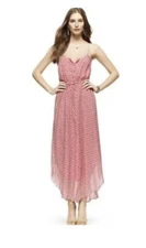 JUICY COUTURE Silk STARFLOWER MEDALLION FLORAL Print GISELE Blogger MAXI Dress M