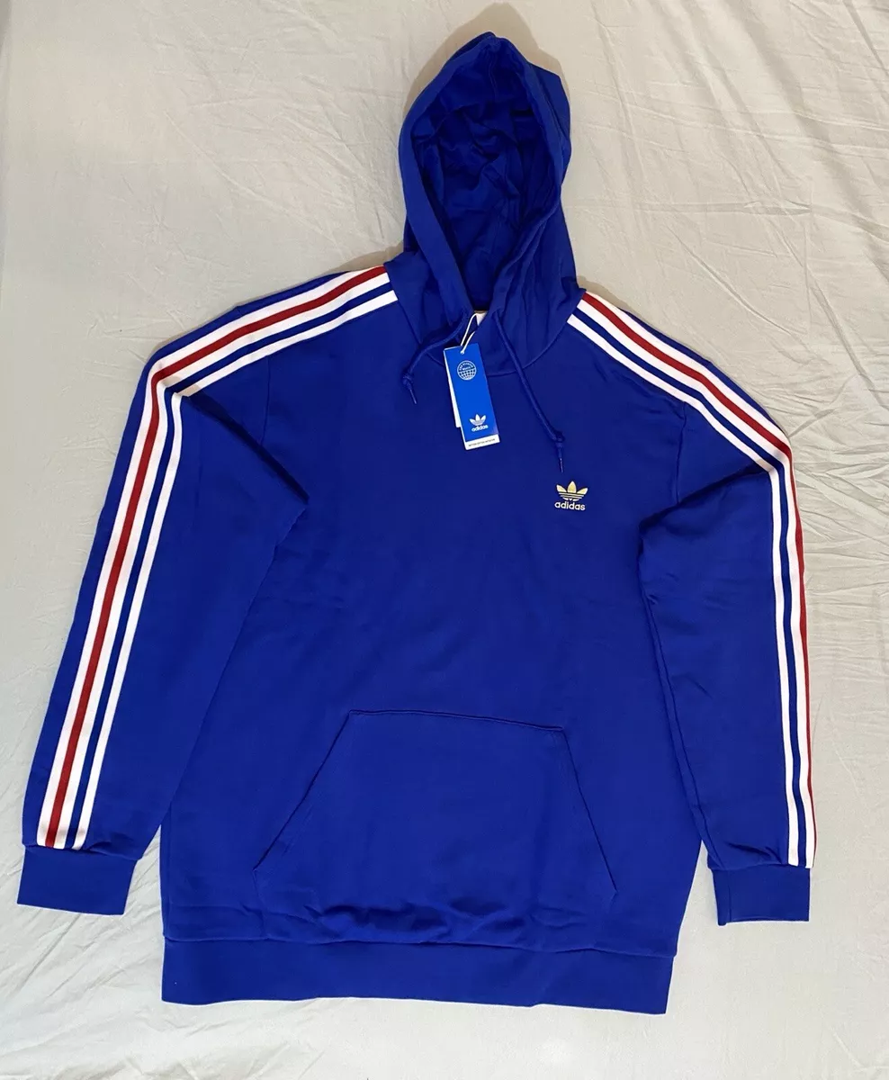 Adidas hoodie hotsell royal blue