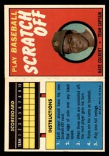 1970 Topps Scratch-Offs Baseball #7 Nate Colbert EX/MT *d10