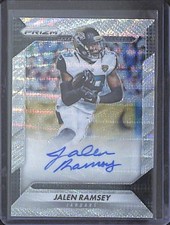 2016 Panini Prizm Silver Shimmer Prizm Autograph #RA-JRS Jalen Ramsey 92 of 149