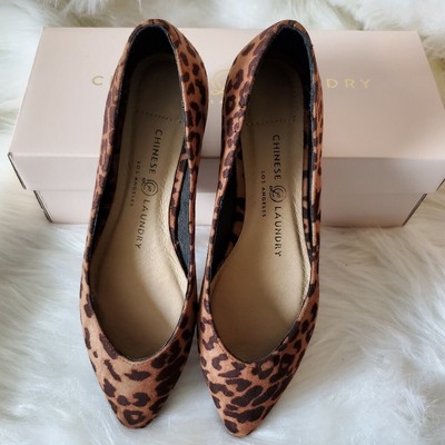 chinese laundry leopard flats