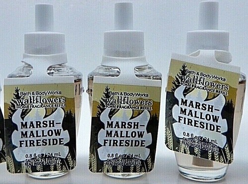 3 BATH & BODY WORKS WALLFLOWERS MARSHMALLOW FIRESIDE HOME FRAGRANCE REFILL 8 oz - Picture 4 of 5