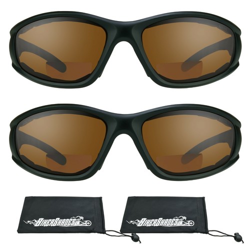 Lector de seguridad bifocal para motocicleta gafas de sol grandes acolchadas de espuma para hombre Z87+ ajuste ancho - Imagen 34 de 66