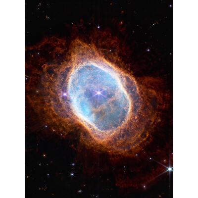 Südlicher Ringnebel NGC 3132 NIRCam-Bild großer Druck 46x61 cm
