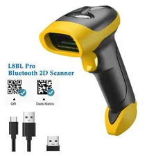 Blueooth Wireless 2D Barcode Scanner and L5 Wired QR Barcode Reader