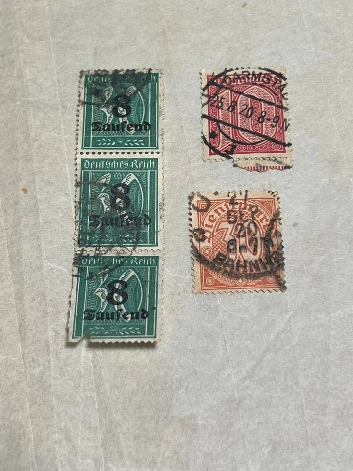 1920s Deutsches Reich German Empire Watermark Stamp. - Image 2 of 4