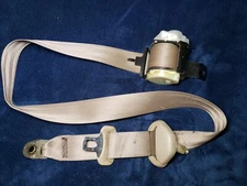 01-04 Toyota Tacoma Double Cab Right Rear Seat Belt Retractor Brown Oak RH