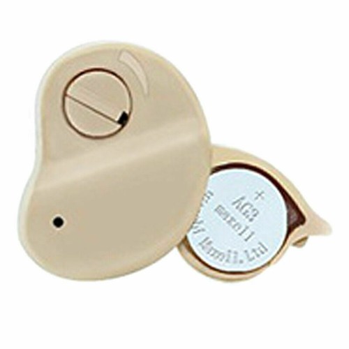 1x Invisible Mini In Ear Hearing Aids Aid Voice Amplifier Replaceable Batteries- - Picture 4 of 12