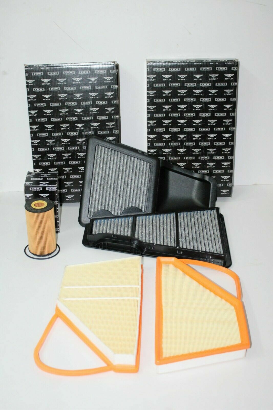 Bentley Continental Gt W12 Service Kit Engine Air Filter Oil Filter Set