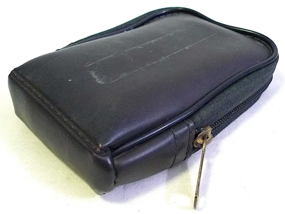 Vintage Unbranded Dark Brown Faux Leather Small Camera Pouch Bag - Image 2 of 4