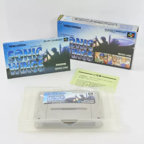 SONIC WINGS Super Famicom Nintendo 2354 sf