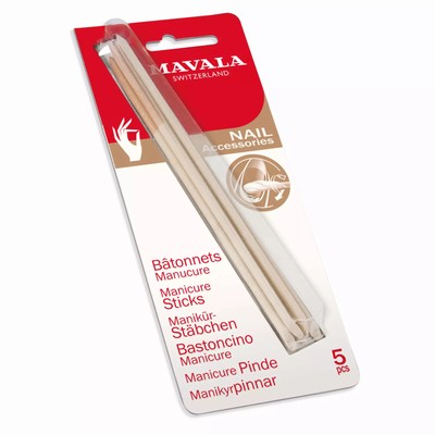 Mavala Manikürstäbchen Maniküre Stäbchen - aus Birkenholz ( 5 Stück)