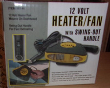 12 Volt Automobile Windshield Heater/Fan Defroster with Swing Out Handle 96144