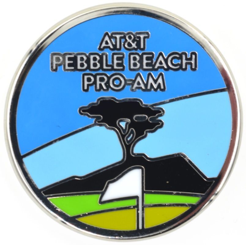  AT&T PEBBLE BEACH National Pro-Am DUO Golf BALL MARKER