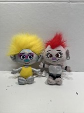 Lot Of 2 2020 Dreamworks Trolls World Tour Plush Animals