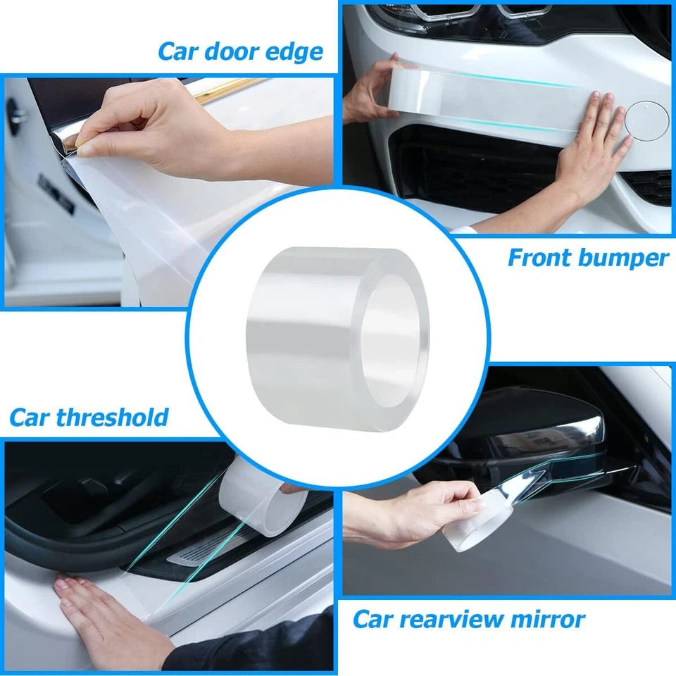 Car Door Sill Transparent Anti-Collision Protection Strip For Mercedes Benz Part - image 4 of 4