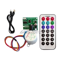 DC 5V ULN2003 DIY Stepper Motor Driver Board 28BYJ48 Infrared Remote Control NEW