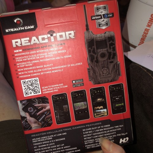 Stealth Cam Reactor Cell 26MP Trail Camera with Video Capability - 第 2/3 張圖片