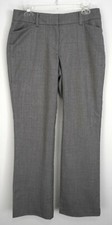 ANN TAYLOR Gray Curvy Wool Blend Career Work Pants Size 4