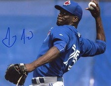 ANTHONY ALFORD OF TORONTO BLUE  JAYS SIGNED 8X10 PHOTO W/COA