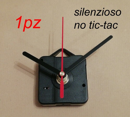 1pz MECCANISMO OROLOGIO SILENZIOSO parete muro quarzo movimento continuo  lisce | eBay
