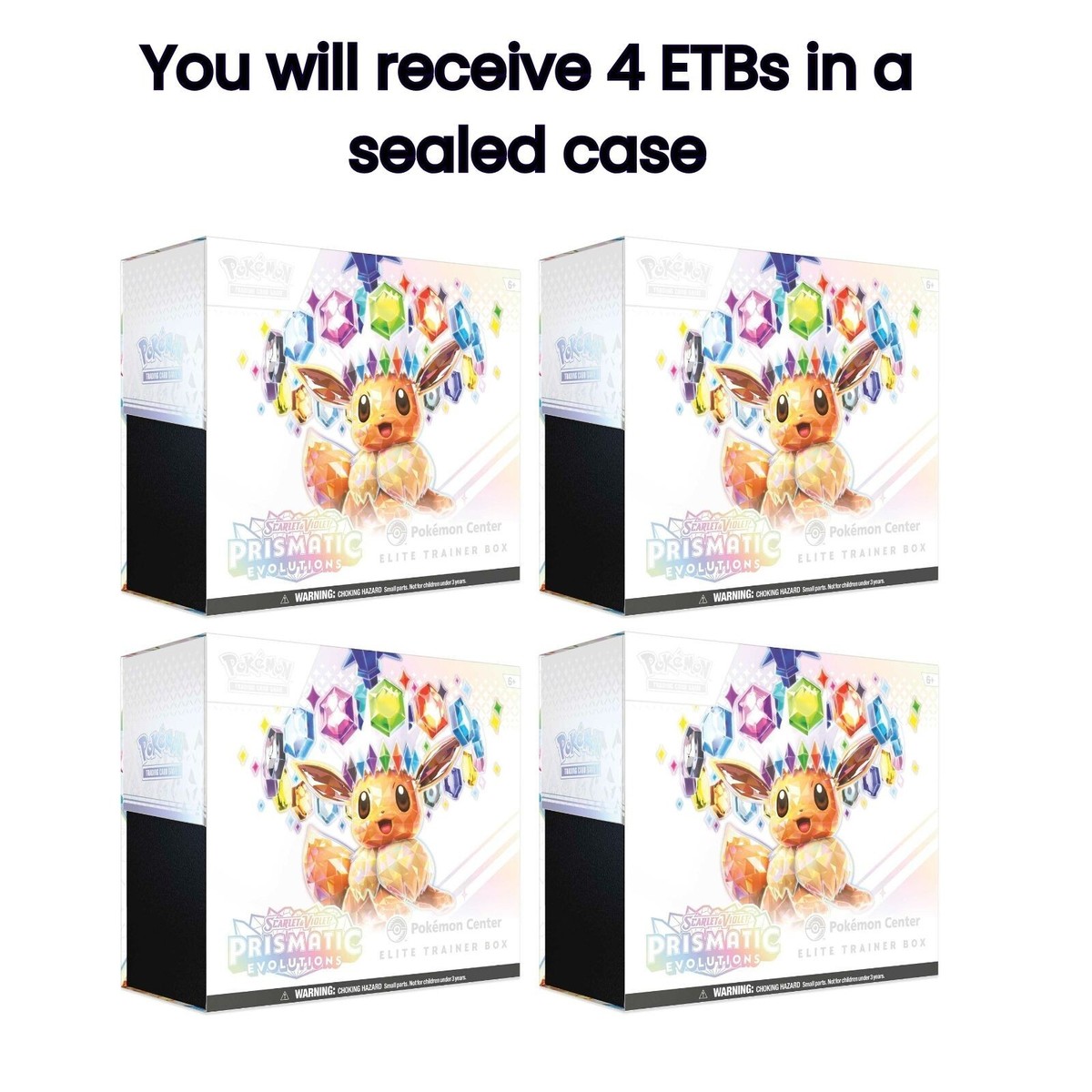 PREORDER 4 Pokemon Center Prismatic Evolutions Elite Trainer PREORDER 4 Pokemon Center Prismatic Evolutions Elite Trainer