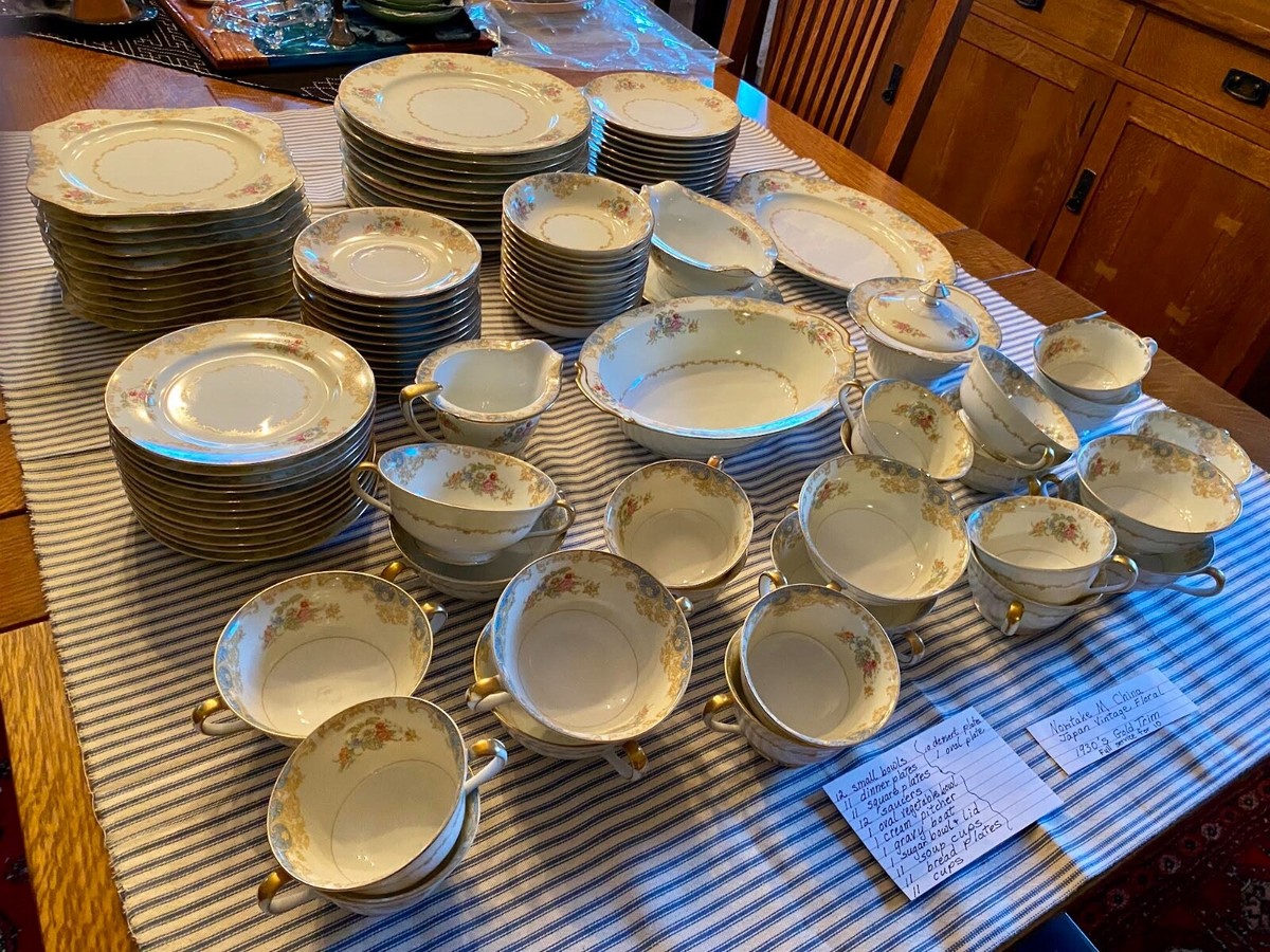 Noritake M China Japan Vintage Floral 1930's | eBay