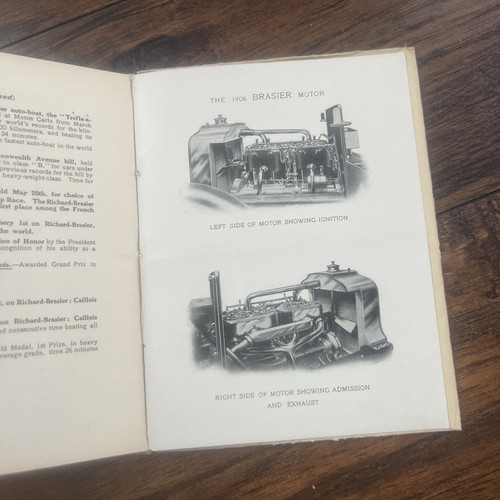 Brasier Automobile Paris Rennwagen Gordon Bennett Booklet Verkaufsprospekt 1907 - Bild 9 von 18