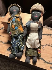 Beautiful Handmade African Dolls- Vintage Late 1950’s-1960’s- Great Condition