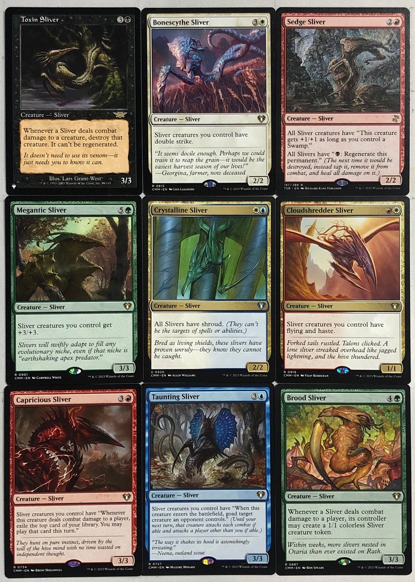 マジック：ザ・ギャザリング MTG commander Slivers deck (100 cards) Sliver ULTIMATE Tribal Includes FOUR Legendary Magic MTG