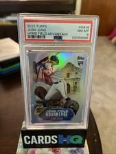 🔥2023 TOPPS 🔥JOSH JUNG ROOKIE🔥HOME FIELD ADVANTAGE PSA 8🔥