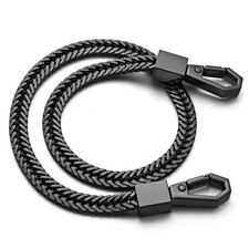 41CM Metal Wallet Chain Punk Rock Keychain Belt Clip Jean Trouser Key Ring Silve