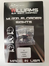 Williams Gun Sight Firesight Front Rifle Beads .410 h Muzzleloader .531 w 59084