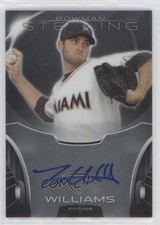 2013 Bowman Sterling Prospect Auto Trevor Williams #BSAP-TWI Auto 8yu