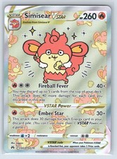 Simisear VSTAR Ultra Rare Crown Zenith: Galarian Gallery GG37/GG70 Holo NM on eBay