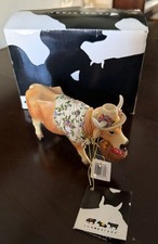2008 Cow Parade #7757 Madame LaVache Goes To Market, Rare, w/ Tags and Box