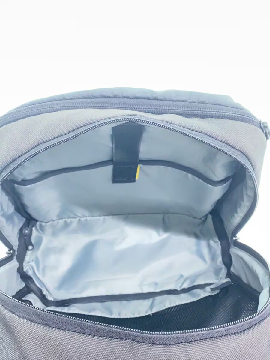 BERMAS Backpack Nylon Black Solid Color - image 6