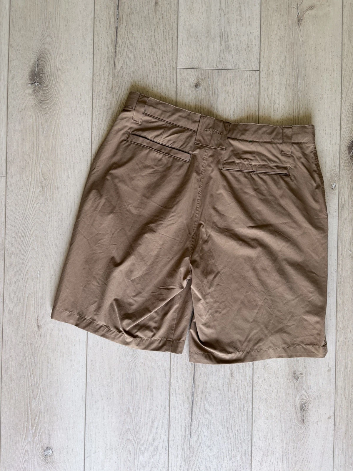 Orvis Men’s Hybrid Performance Shorts Size 32 Brown Quick Dry