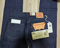 LVC Levi's Vintage Clothing Big E 501 XX 1966 Raw Selvedge Denim Jeans