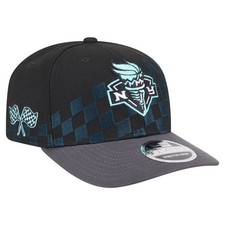 Unisex-New Era Black New York Liberty 9SEVENTY Checkerboard Print Adjustable