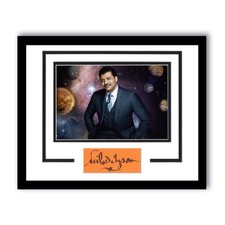 Neil deGrasse Tyson "Cosmos" AUTOGRAPH Signed Custom Framed 11x14 Display B ACOA