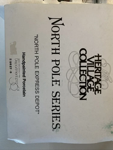 Dept 56 North Pole Series "North Pole Express Depot" 56278 Retired Box New - Picture 4 of 4