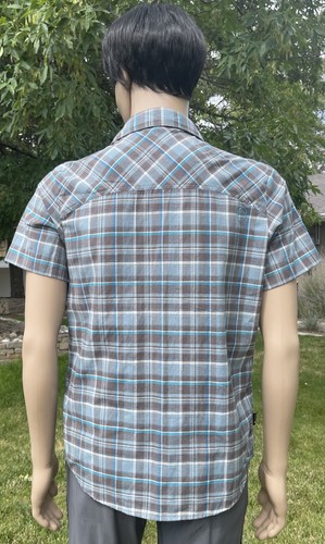 LA SPORTIVA pinnacle shirt no iron button down odor resistant lightweight mens S - Picture 7 of 17