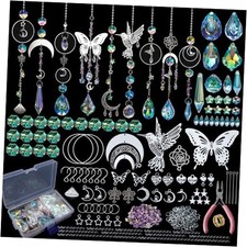 DIY Suncatchers, 400pcs Sun Catchers Making Supplies Kit Art and hummingbird